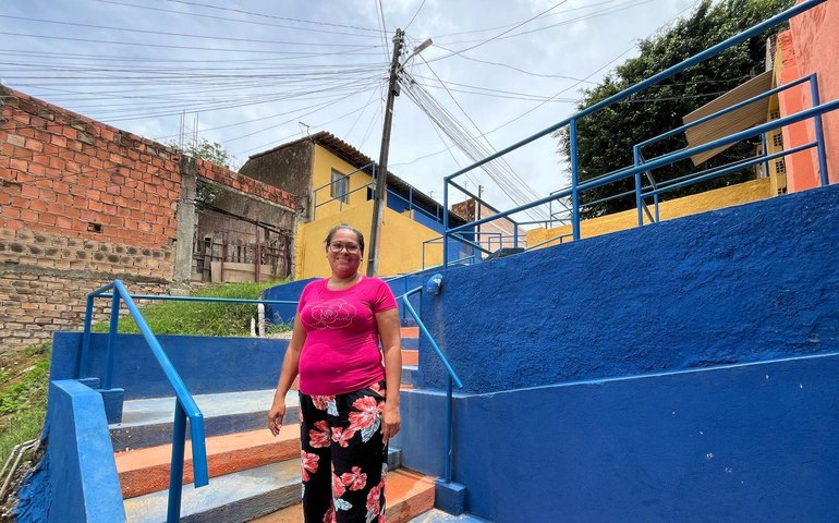 Moradores da Santa Amélia são beneficiados com obras de infraestrutura pelo Brota na Grota