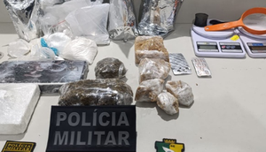 5kg de drogas / Foto: Reprodução: Foto SSP