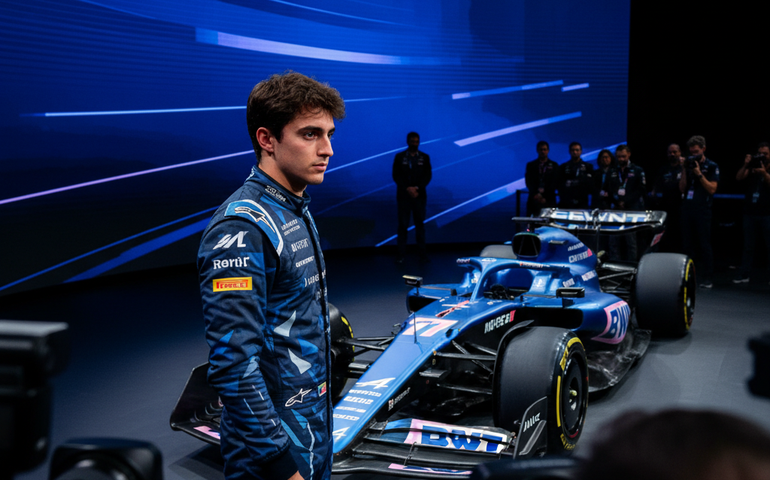 Franco Colapinto destaca amadurecimento antes de primeira temporada completa na Alpine