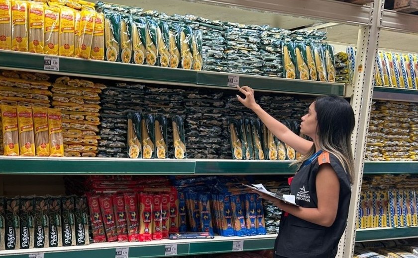 Cesta básica pode custar até R$ 102 a mais em Maceió, aponta pesquisa do Procon