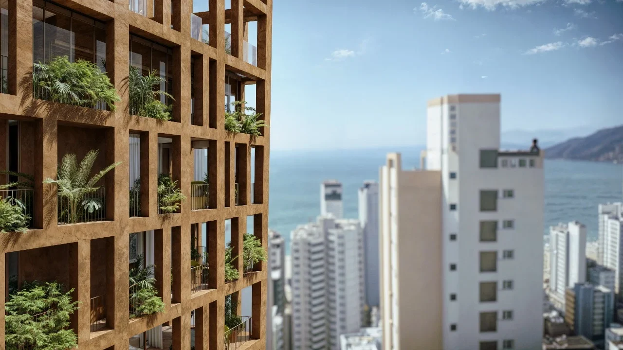 Primeiro projeto de 'edifício árvore' do país traz água filtrada de alta qualidade e ar mais puro aos moradores
