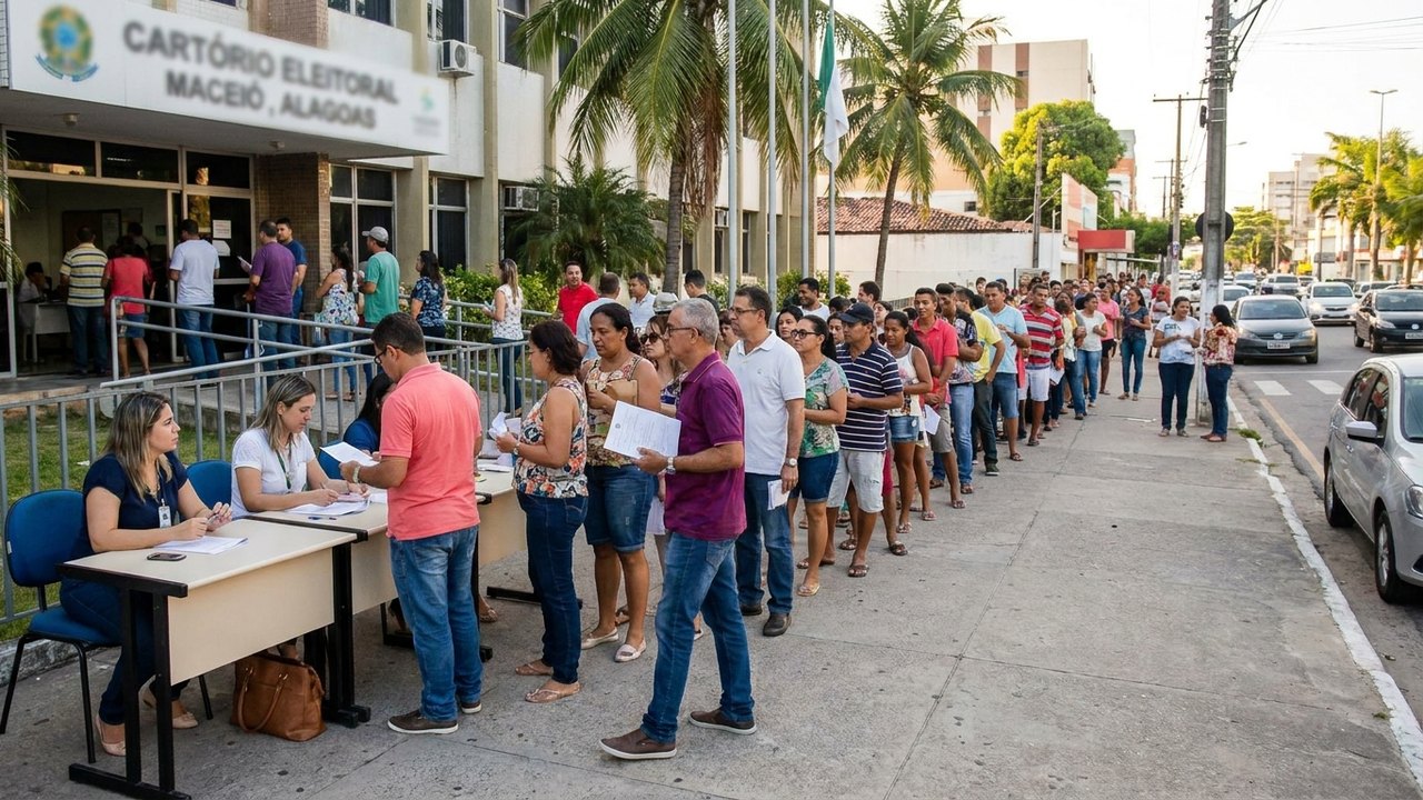 Mais de 4 mil eleitores solicitaram voto em trânsito em Alagoas para as Eleições 2026