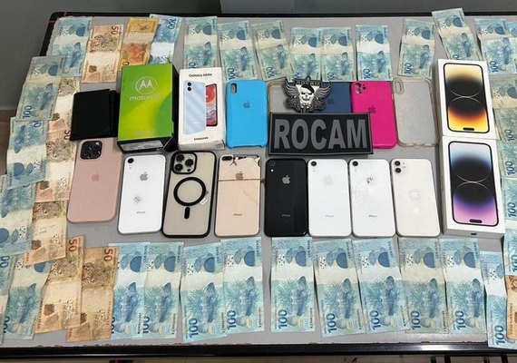 Polícia Militar apreende drogas, armas e smartphones em Arapiraca e Maceió