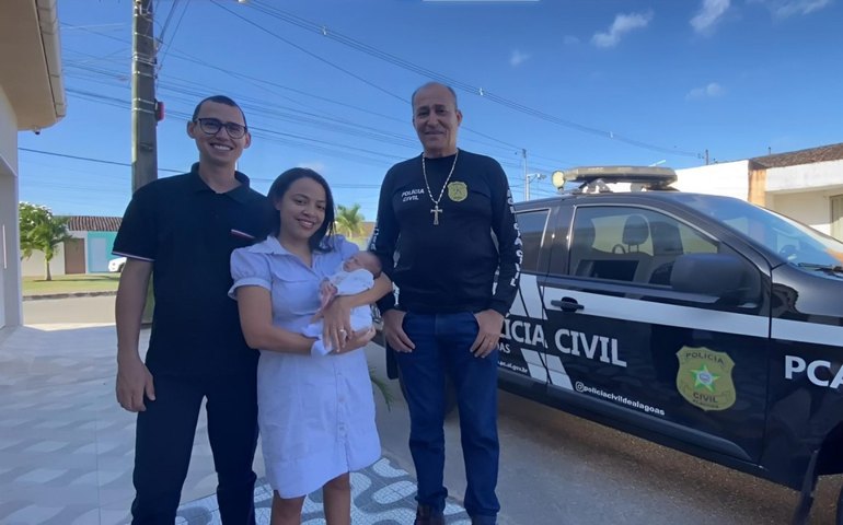 Solidariedade: Policial civil protege vidas de gestante e bebê