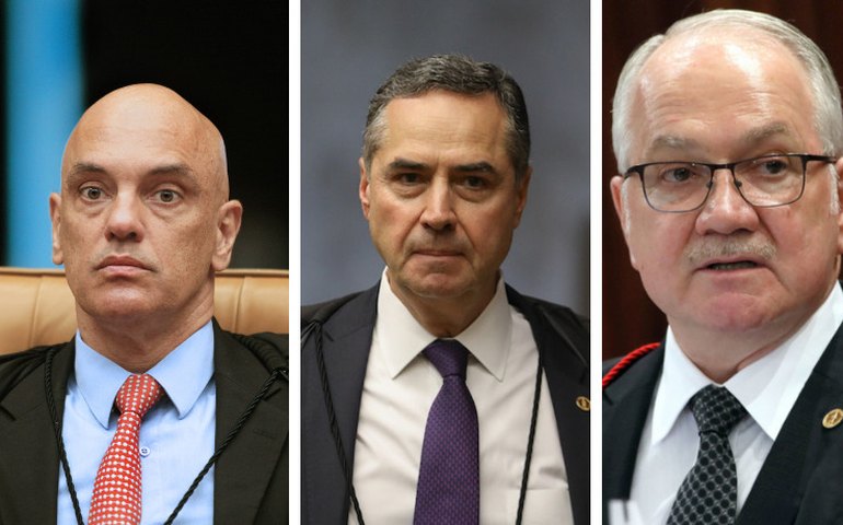 Bolsonaro diz que Moraes, Barroso e Fachin querem censurar as mídias sociais