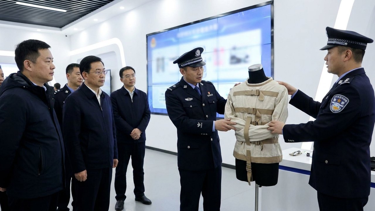 Camisa de força para deter criminosos: China apresenta novo dispositivo policial