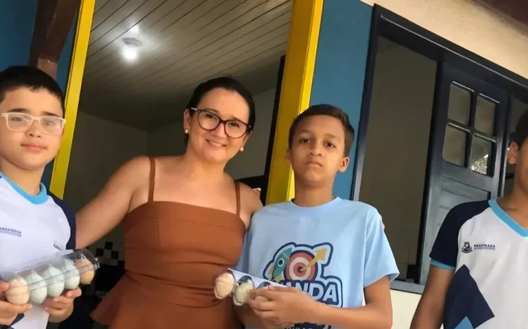 Concurso em Arapiraca vai escolher arte oficial para o rótulo dos ovos produzidos na Escola de Campo