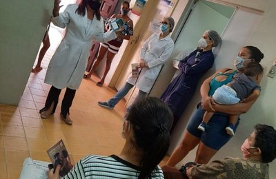 Julho Amarelo: USF do São Jorge realiza ação de prevenção às hepatites