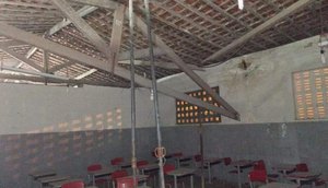 telhado quase cai