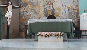 Painel da Igreja Porto da Folha / Foto: Internauta