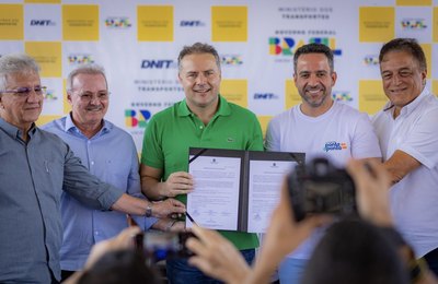 Paulo Dantas e ministro Renan Filho assinam convênio para recuperação de rodovias estaduais