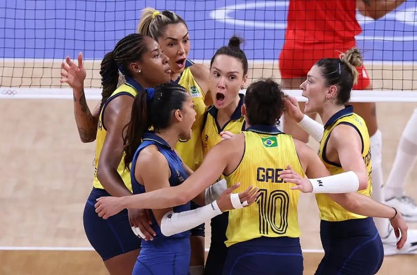 Brasil supera Turquia e conquista bronze no vôlei feminino em Paris