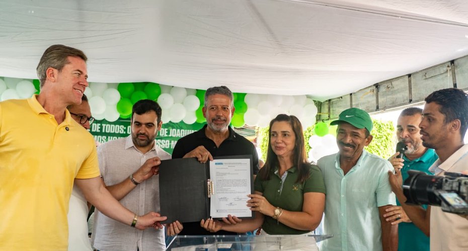 Arthur Lira viabiliza mais obras de pavimentação em Joaquim Gomes e reforça seu compromisso com o município e com a Zona da Mata