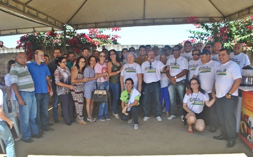 Arapiraca: Secretários participam do Rotary Day na comunidade Mangabeiras