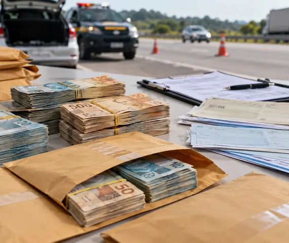 PF prende homem com R$ 945 mil entre dinheiro e cheques e material de campanha em Rio Largo