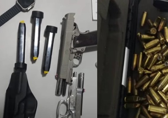 Homem é preso após atirar em clínica e contra policiais em Maceió