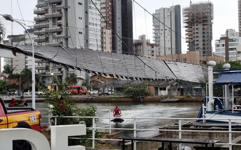 Encontrado corpo de jovem desaparecido após ponte romper em divisa entre RS e SC