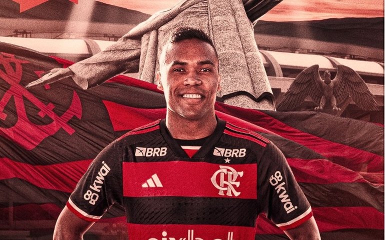Flamengo oficializa a contratação do lateral-esquerdo Alex Sandro até dezembro de 2026