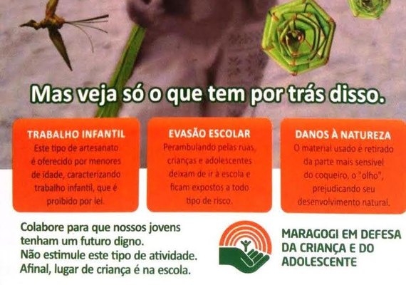 Maragogi comemora resultado positivo da campanha contra o trabalho infantil