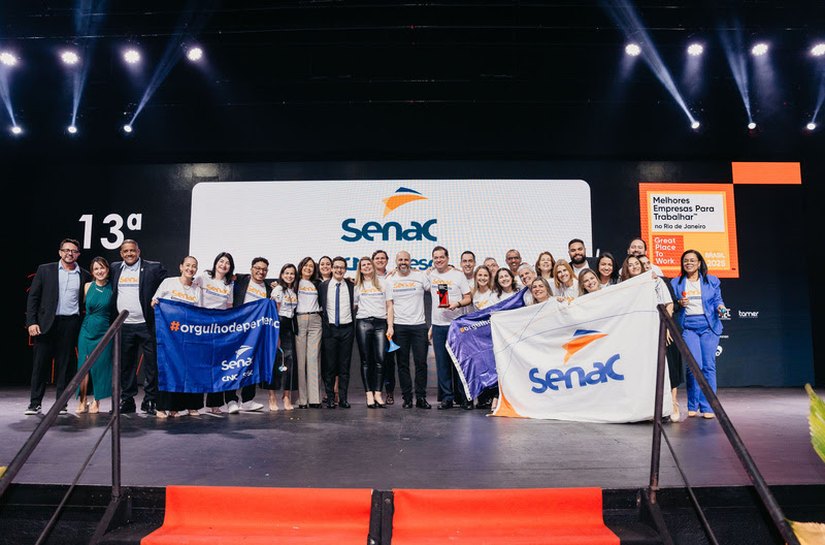 GPTW: Senac Nacional entre as melhores grandes empresas para trabalhar no Rio