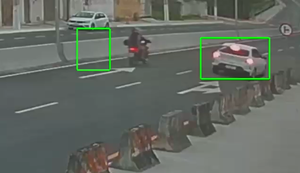 Imagens de câmeras de segurança