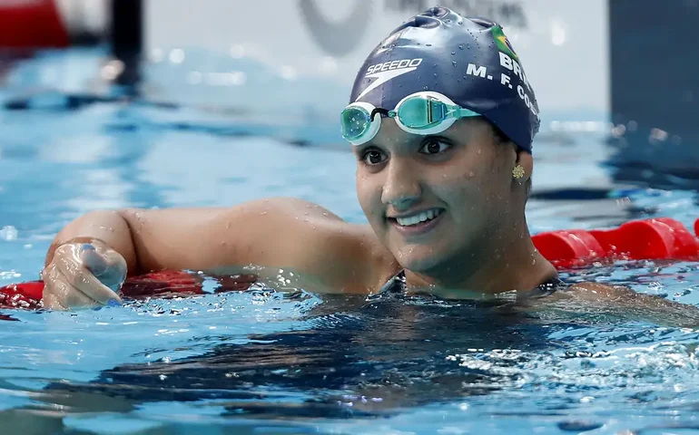 Mafe supera seu recorde sul-americano nos 200m livre, leva 2º ouro e vaga para Paris-2024