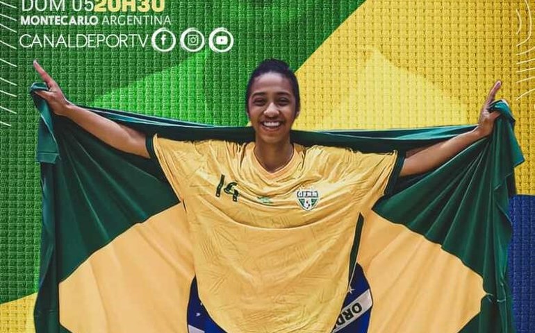Atleta de São Brás é destaque na seleção brasileira de futsal