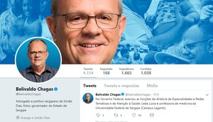 PRINT TWITTER DO GOVERNADOR / Foto: Print da rede social