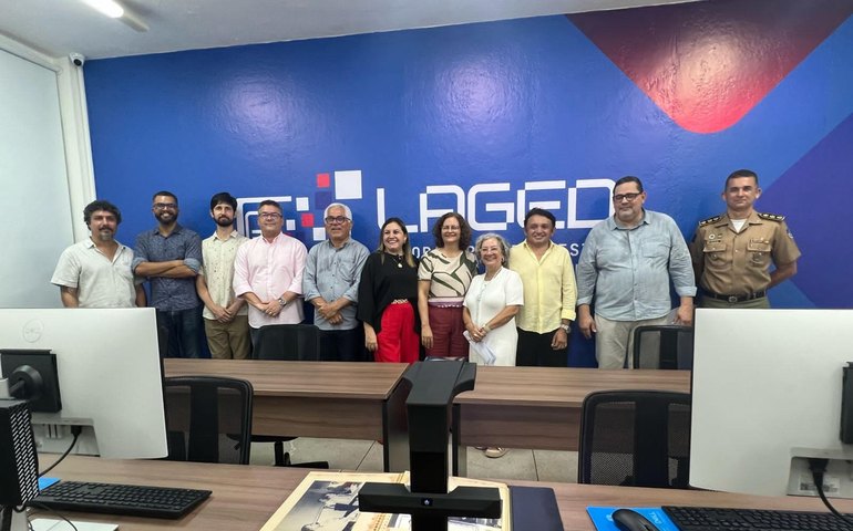 Polícia Militar participa da inauguração do Laboratório de Gestão Eletrônica de Documentos da Ufal