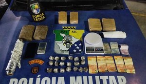 Apreensão de drogas  / Foto: PMSE
