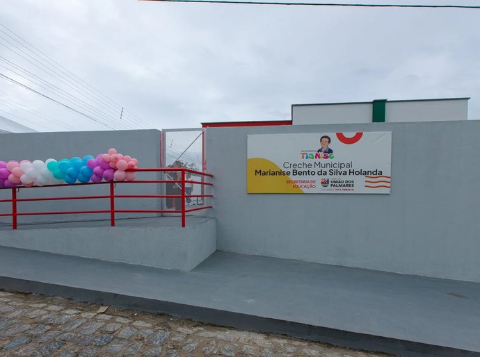 Prefeitura de União dos Palmares inaugura creche no bairro Abolição