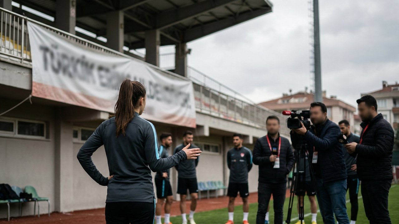 Clube de futebol turco anuncia treinadora de 22 anos para equipe profissional e viraliza na internet