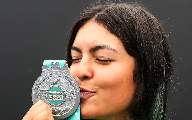 Brasil é prata com Raicca Ventura no skate park no Pan-Americano