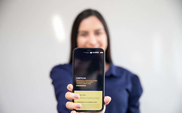 Sefaz Alagoas disponibiliza cartilha sobre equipamento de cartão de crédito e débito