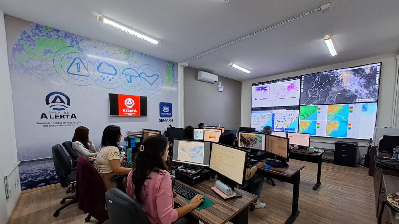 Estado de Atenção é mantido em Alagoas devido à previsão de chuvas no fim de semana