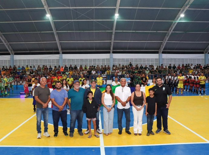 Com Ginásio lotado, São José da Laje inicia Campeonato de Futsal 2025