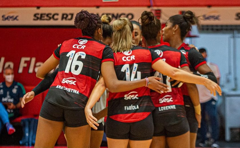 Com surto de covid-19 no elenco, Flamengo tem jogos adiados na Superliga Feminina