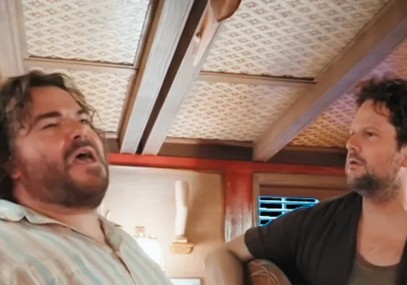 Selton Mello canta ao lado de Jack Black e Paul Rudd nos bastidores de 'Anaconda'; veja vídeo