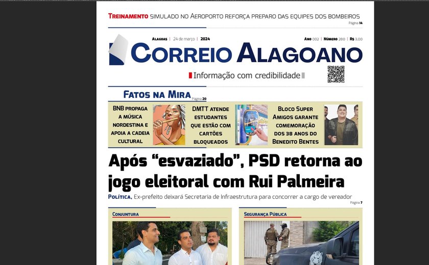 Após “esvaziado”, PSD retorna ao jogo eleitoral com Rui Palmeira