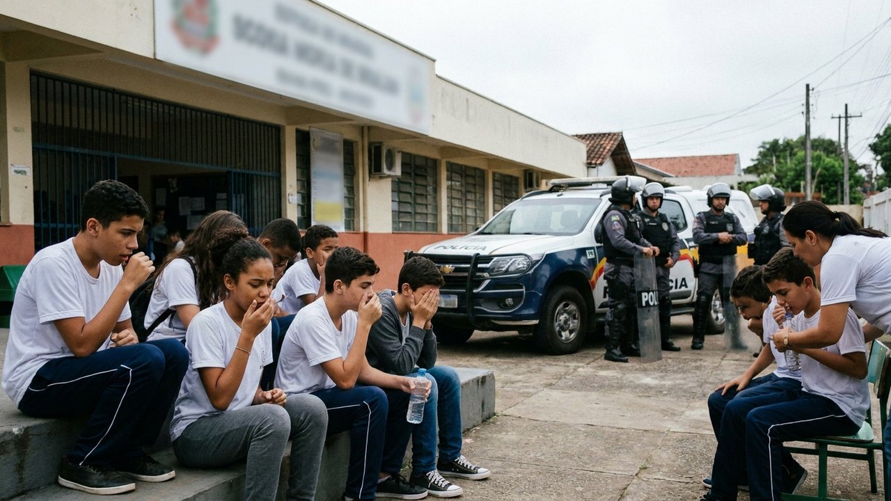 Estudantes passam mal após inalarem gás utilizado em treinamento da PM em SP