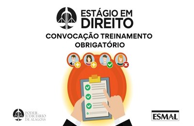 Estágio Direito: treinamento obrigatório acontece dia 28 de maio