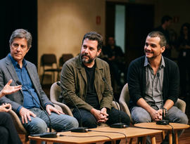 Fernanda Torres e Walter Salles entrevistam Wagner Moura e Kleber Mendonça; veja conversa