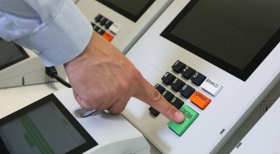 Urna eletrônica usada nas eleições brasileiras