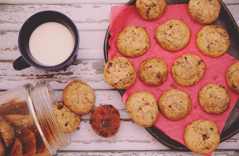 Biscoito com brigadeiro