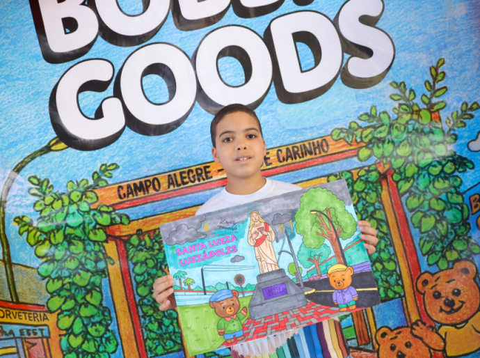 Estudantes de Luziápolis participam de oficina de Bobbie Goods promovendo educação além das telas