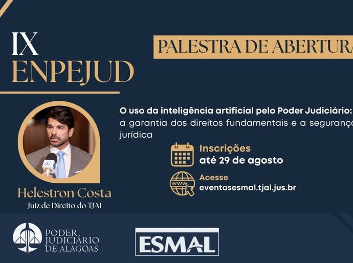 IX Enpejud: últimos dias de inscrições para ouvintes da palestra de abertura