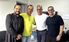 Fé e evangelização: Francisco Sales recebe visita de Missionário Dunga e Diácono Rômulo Canuto