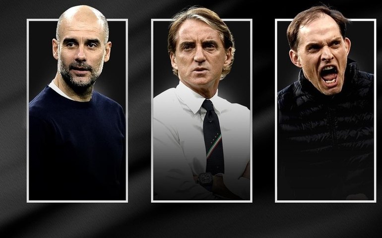Prêmio da Fifa de melhor técnico tem Guardiola, Tuchel e Mancini como finalistas
