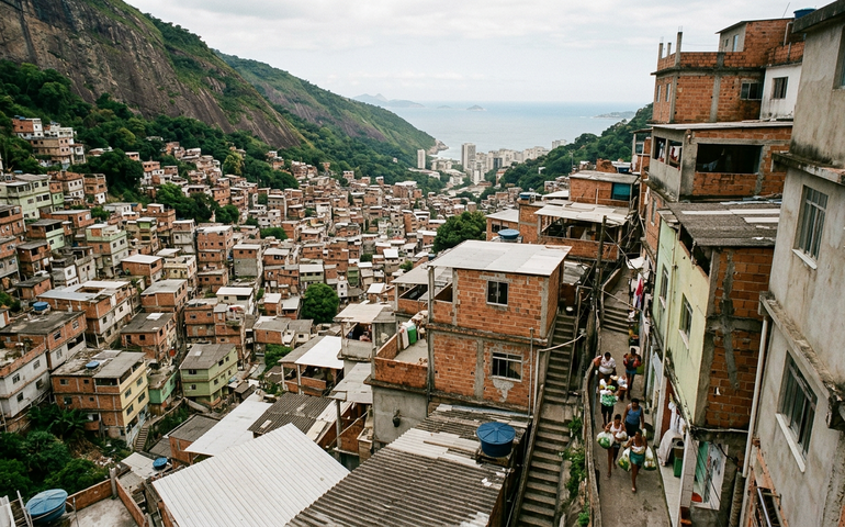 Rocinha é a favela do Rio com mais construções em terrenos inclinados, revela estudo que usa imagens de satélite
