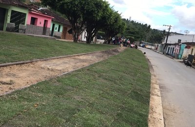 Urbanização da orla de Branquinha segue em andamento